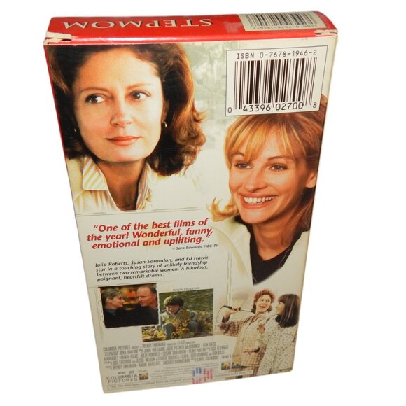 STEPMOM VHS movie in original paper case Julia Roberts Susan Sarandon Ed Harris - Picture 3 of 6